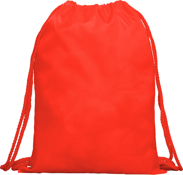 Stamina Kagu all-purpose drawstring bag in red, ready for logo printing