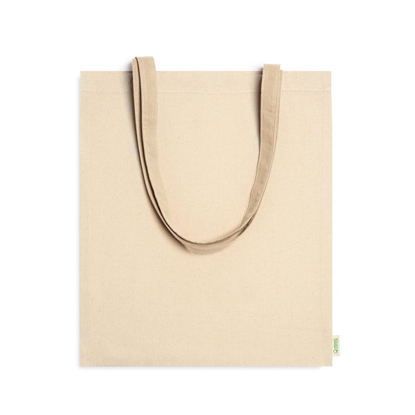 Stamina Berna organic cotton tote bag in beige, ready for logo printing