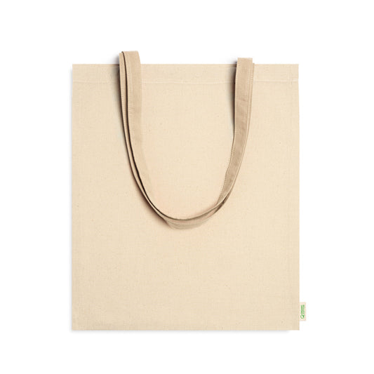 Stamina Berna organic cotton tote bag in beige, ready for logo printing
