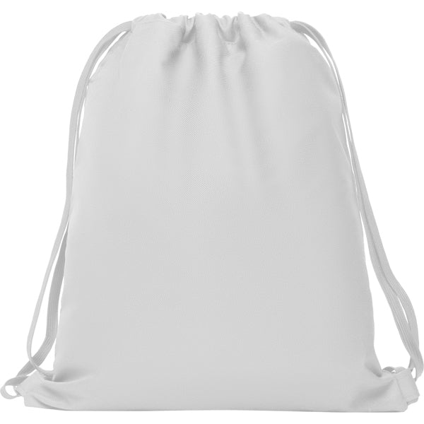 Stamina Zorzal sports drawstring bag in white, ready for logo printing