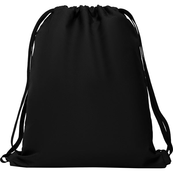 Stamina Zorzal sports drawstring bag in black, ready for logo printing