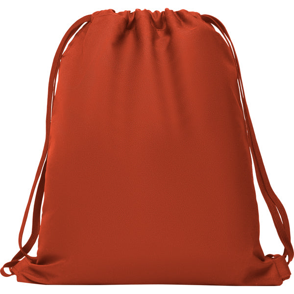 Stamina Zorzal sports drawstring bag in red, ready for logo printing