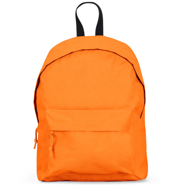 Stamina Tucan basic backpack in orange, ready for logo printing