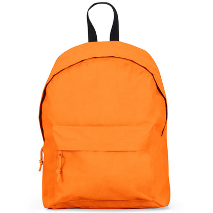 Stamina Tucan basic backpack in orange, ready for logo printing