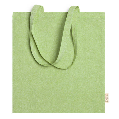 Stamina Rivoli recycled cotton tote bag in fern green, ready for logo printing