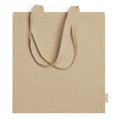 Stamina Rivoli recycled cotton tote bag in beige, ready for logo printing