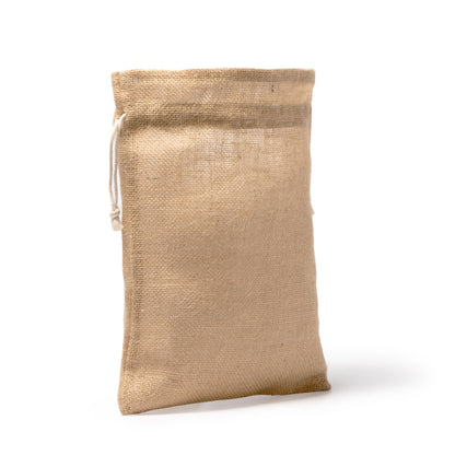 Stamina Flay jute drawstring bag, ready for logo printing