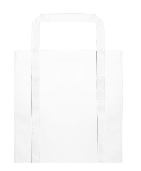 Stamina Barnet non-woven shopping bag in white, ready for logo printing