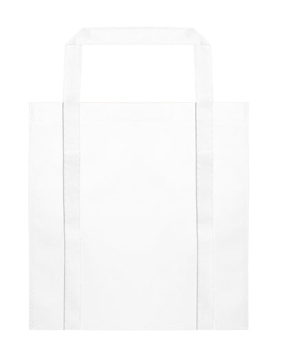Stamina Barnet non-woven shopping bag in white, ready for logo printing