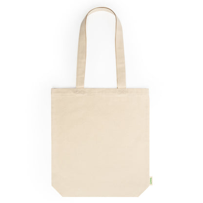Stamina Kensal organic cotton tote bag in beige, ready for logo printing