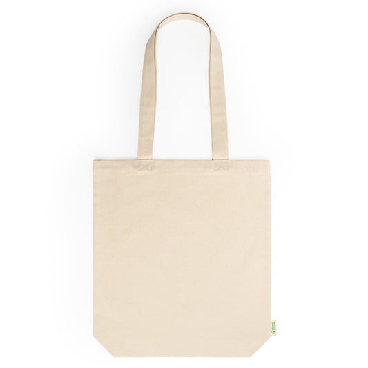 Stamina Kensal organic cotton tote bag in beige, ready for logo printing
