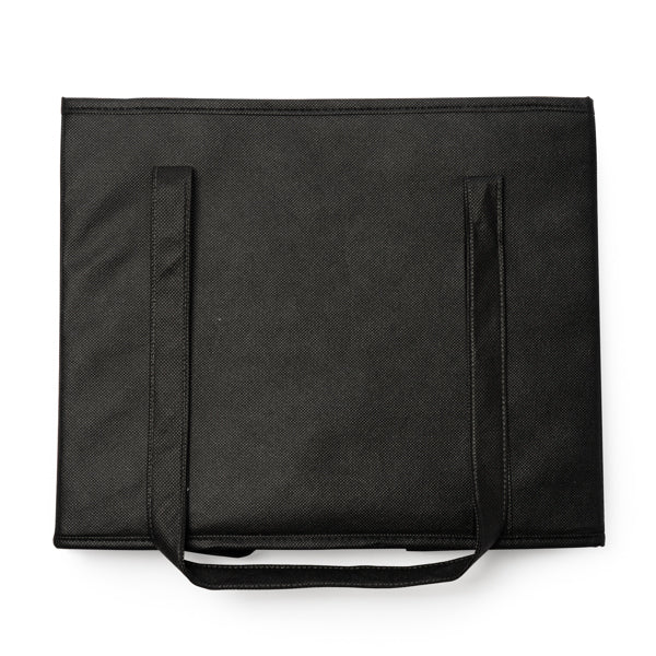 Stamina Rifter non-woven tote bag in black, ready for logo printing