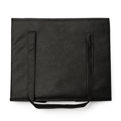 Stamina Rifter non-woven tote bag in black, ready for logo printing