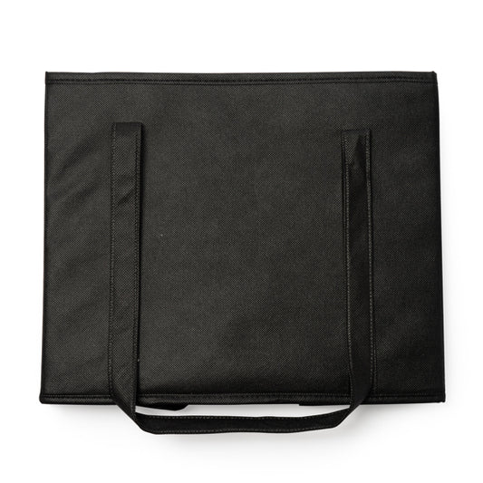 Stamina Rifter non-woven tote bag in black, ready for logo printing