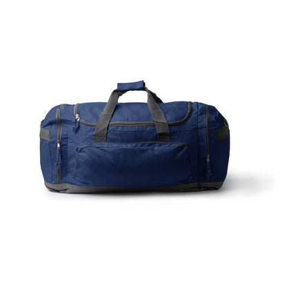 Stamina Novak 600D polyester tote bag in navy blue, ready for logo printing