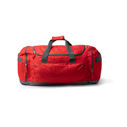Stamina Novak 600D polyester tote bag in red, ready for logo printing