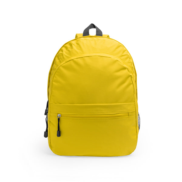 Stamina Wilde 600D polyester backpack in yellow, ready for logo printing