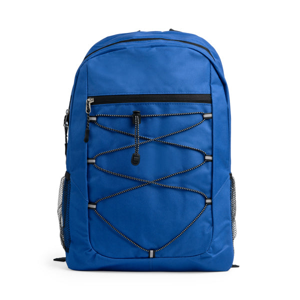 Stamina Misuri 600D polyester backpack in royal blue, ready for logo printing
