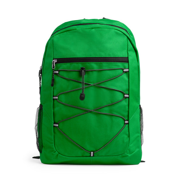 Stamina Misuri 600D polyester backpack in fern green, ready for logo printing
