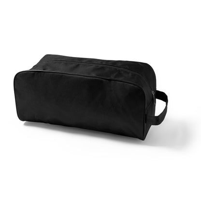 Stamina Oblak 600D polyester shoe bag in black, ready for logo printing