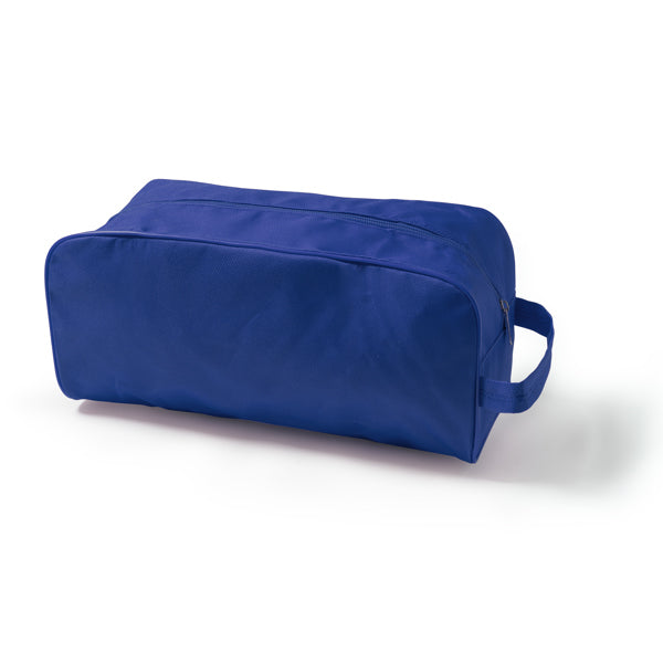 Stamina Oblak 600D polyester shoe bag in royal blue, ready for logo printing