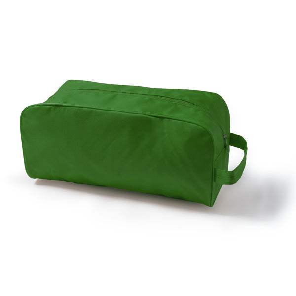 Stamina Oblak 600D polyester shoe bag in fern green, ready for logo printing