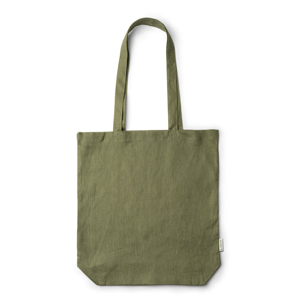 Stamina Mafil hemp fabric tote bag in venture green, ready for logo printing
