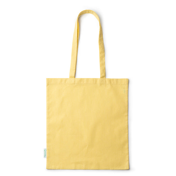 Stamina Bondy organic cotton shopping bag in yellow corn, ready for logo printing