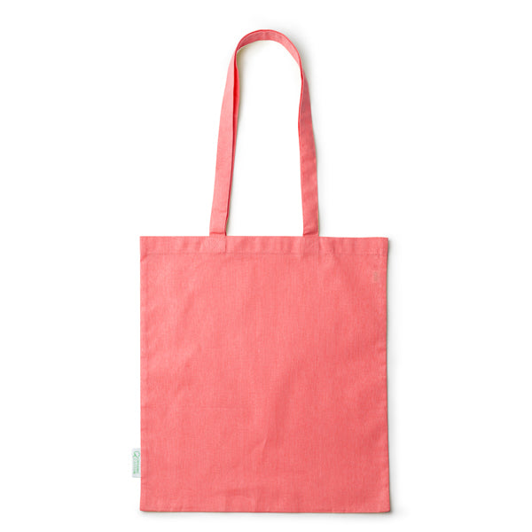 Stamina Bondy organic cotton shopping bag in chrysanthemum red, ready for logo printing