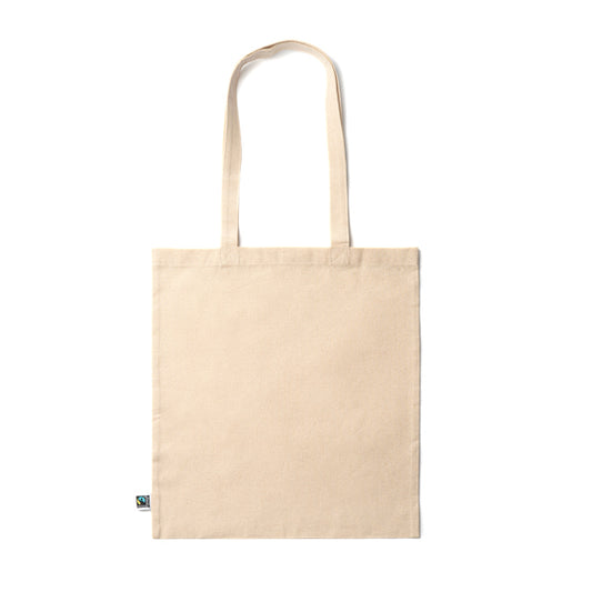 Stamina Valmir fairtrade cotton shopping bag in beige, ready for logo printing