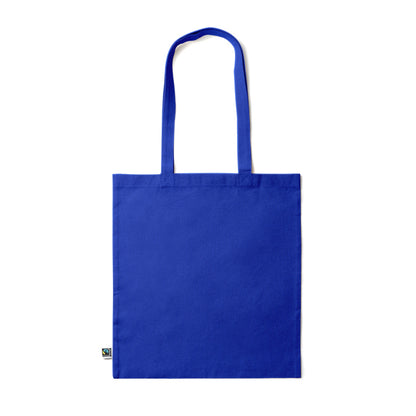 Stamina Kimex fairtrade cotton shopping bag in royal blue, ready for logo printing