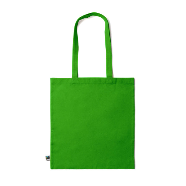 Stamina Kimex fairtrade cotton shopping bag in fern green, ready for logo printing
