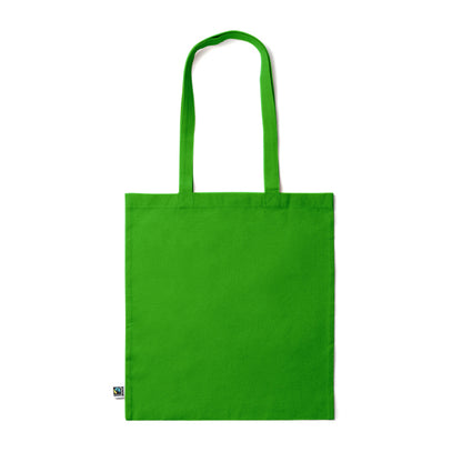 Stamina Kimex fairtrade cotton shopping bag in fern green, ready for logo printing