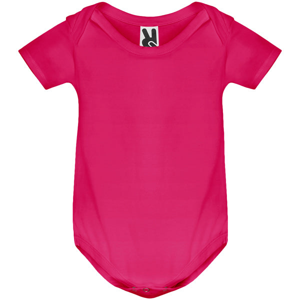 Roly Honey baby baby bodysuit in rosette, ready for logo printing or embroidery