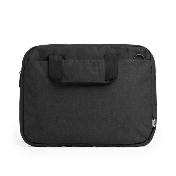 Stamina Kalmar RPET document holder in black, ready for logo printing