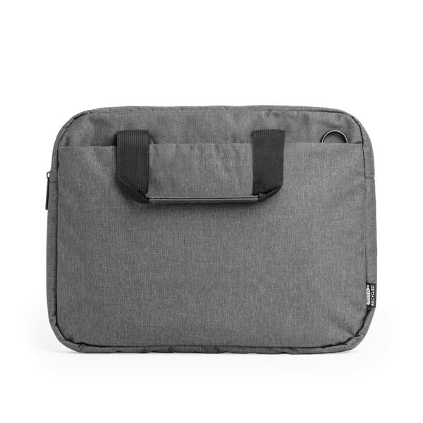 Stamina Kalmar RPET document holder in heather grey, ready for logo printing