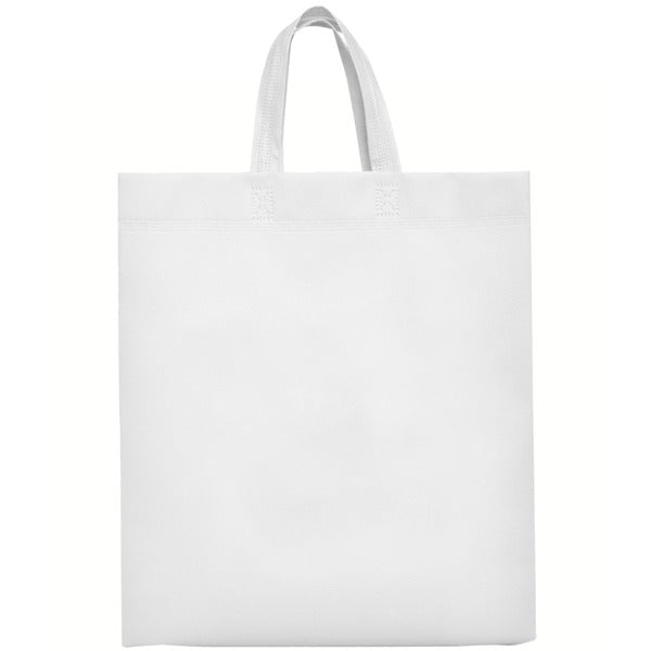 Stamina Lake non-woven polypropylene tote bag in white, ready for logo printing
