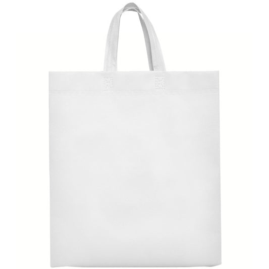 Stamina Lake non-woven polypropylene tote bag in white, ready for logo printing