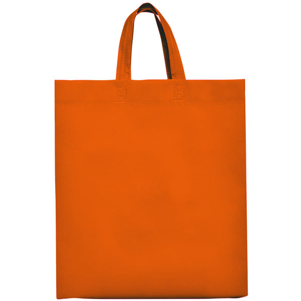 Stamina Lake non-woven polypropylene tote bag in orange, ready for logo printing