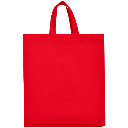 Stamina Lake non-woven polypropylene tote bag in red, ready for logo printing