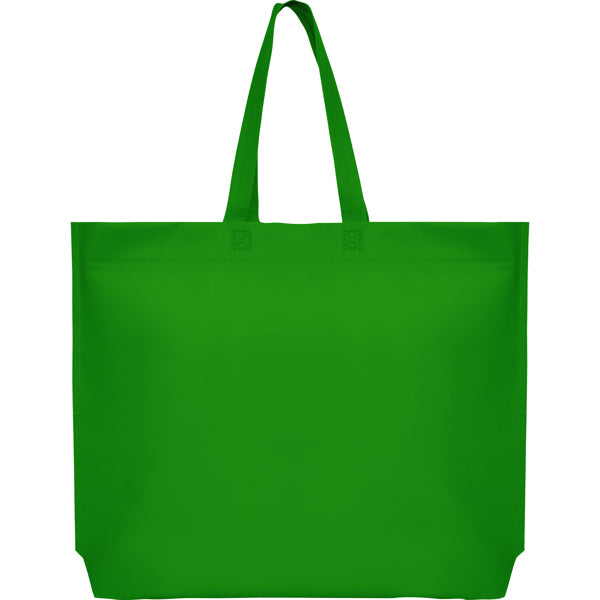 Stamina Sea non-woven polypropylene tote bag in fern green, ready for logo printing