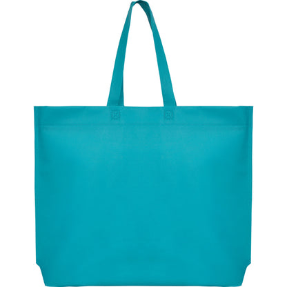 Stamina Sea non-woven polypropylene tote bag in aquamarine, ready for logo printing
