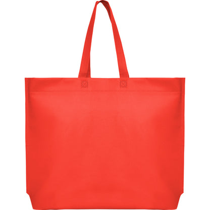 Stamina Sea non-woven polypropylene tote bag in red, ready for logo printing
