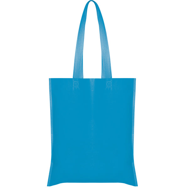 Stamina Crest non-woven polypropylene tote bag in light royal, ready for logo printing