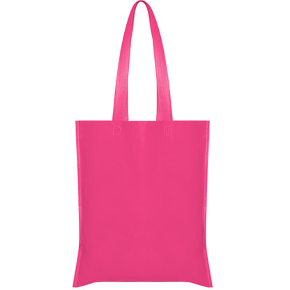 Stamina Crest non-woven polypropylene tote bag in rosette, ready for logo printing