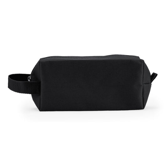 Stamina Pardela 600D polyester tote bag in black, ready for logo printing