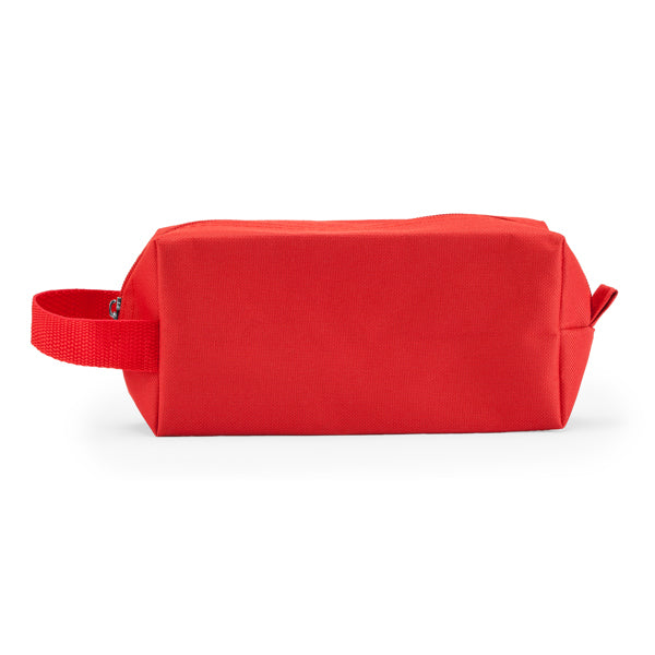 Stamina Pardela 600D polyester tote bag in red, ready for logo printing