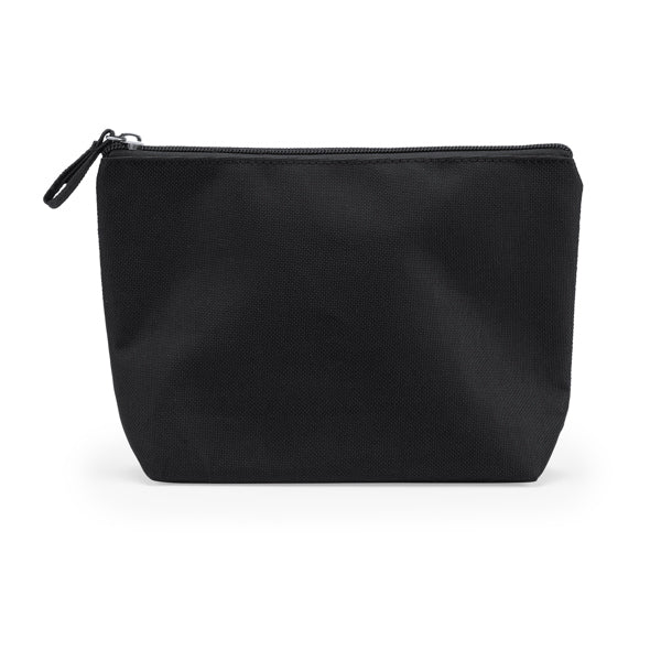 Stamina Yubarta 600D polyester tote bag in black, ready for logo printing
