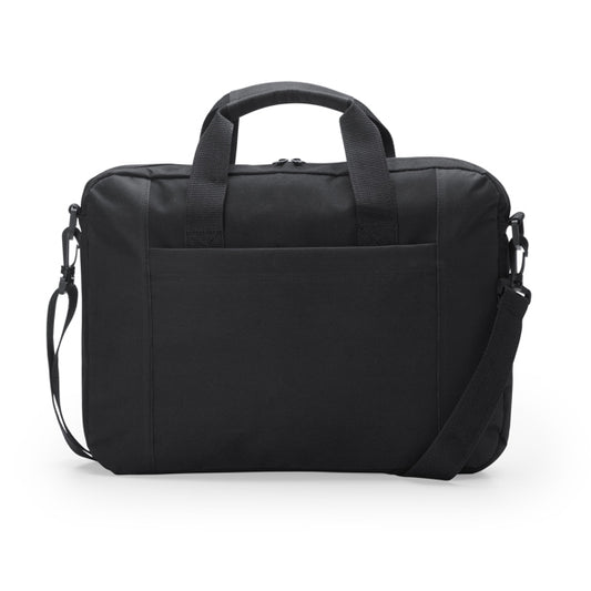 Stamina Lora 600D polyester laptop bag in black, ready for logo printing