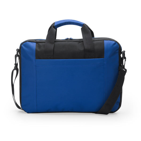 Stamina Lora 600D polyester laptop bag in royal blue, ready for logo printing